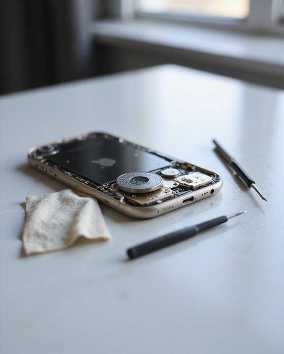 consult experts for iphone dust