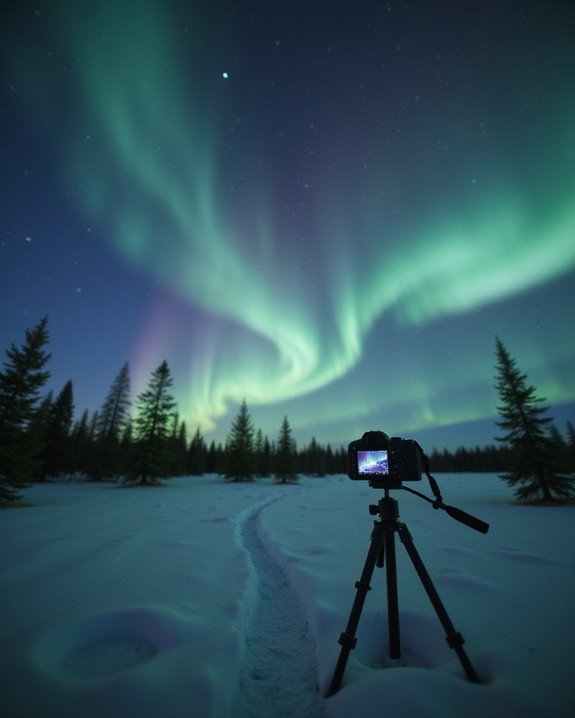 fast apertures for auroras