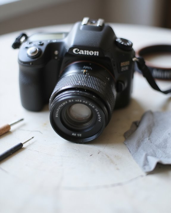 fix camera lens error