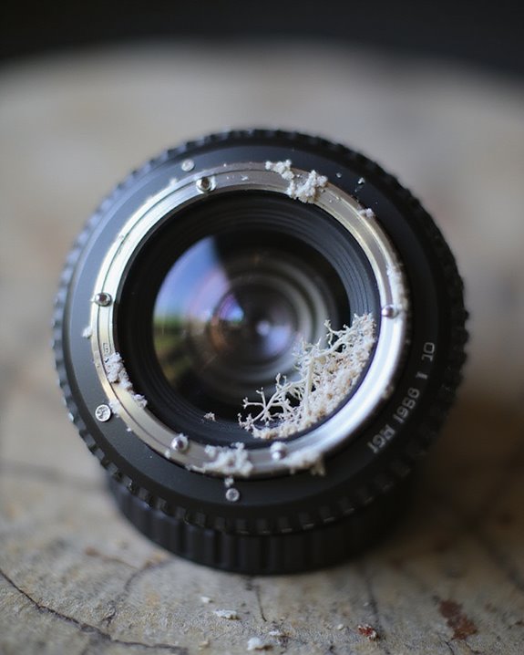 fungus etches lens components