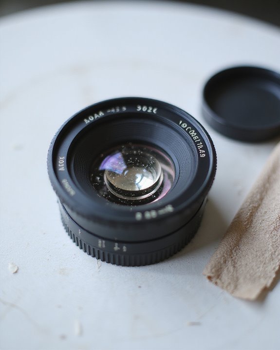 internal lens dust techniques