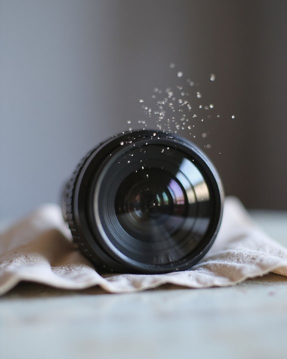 maintaining lenses between cleanings