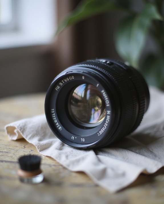 methodical lens cleaning approach