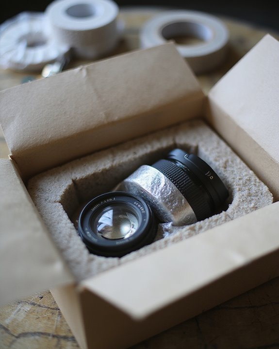 meticulous lens packaging techniques