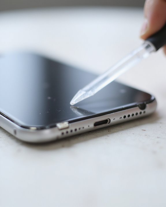 safely remove iphone display