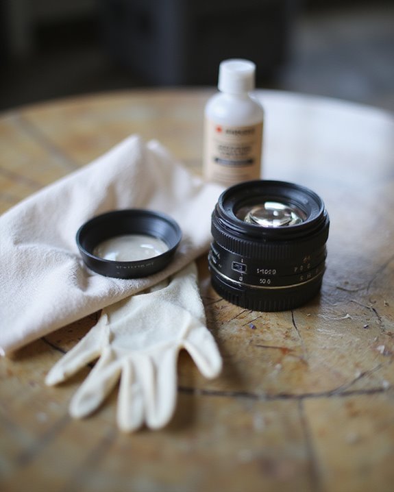 thorough lens cleaning precautions