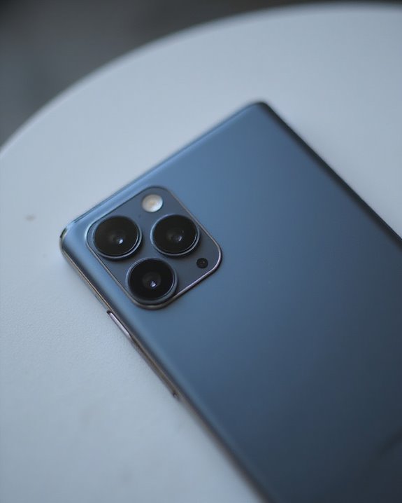 triple rear camera array