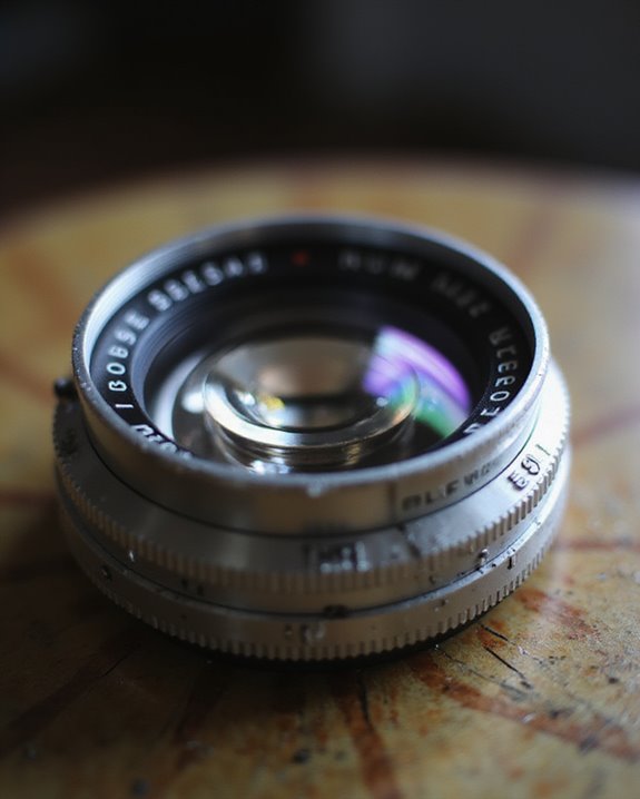 vintage lenses color fringing